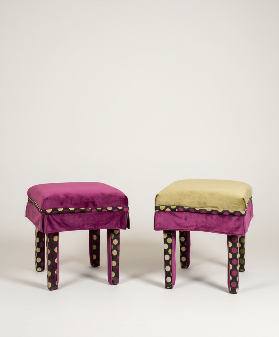 Pair of Leopold stools