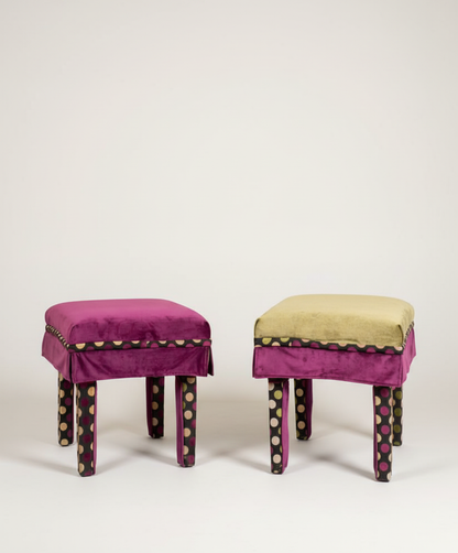Pair of Leopold stools