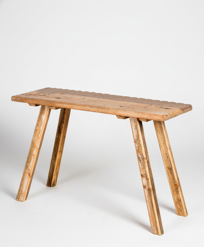 mesa consola de estilo rustico