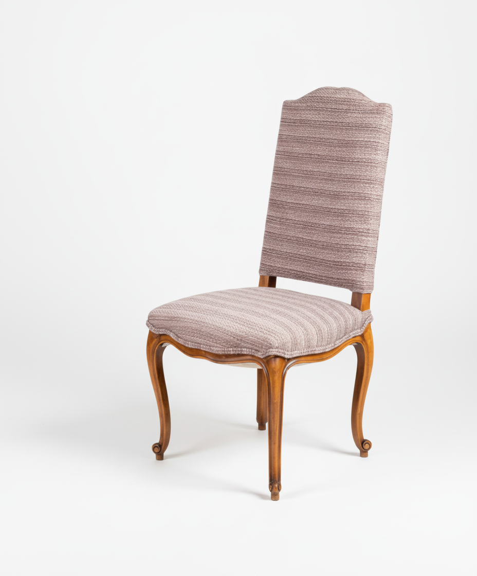 conjunto de sillas antiguas tapizadas