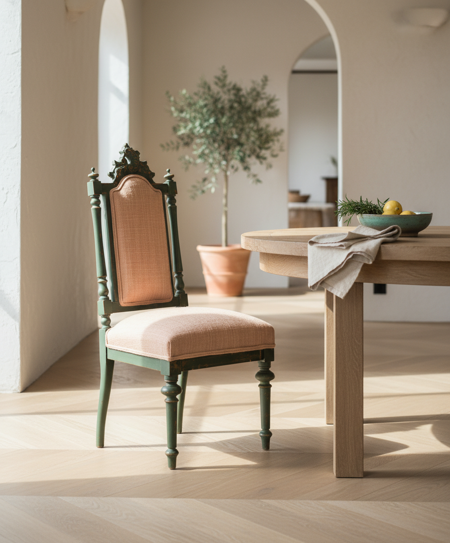 Antique chair Indigo