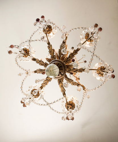 Lámpara de araña antigua