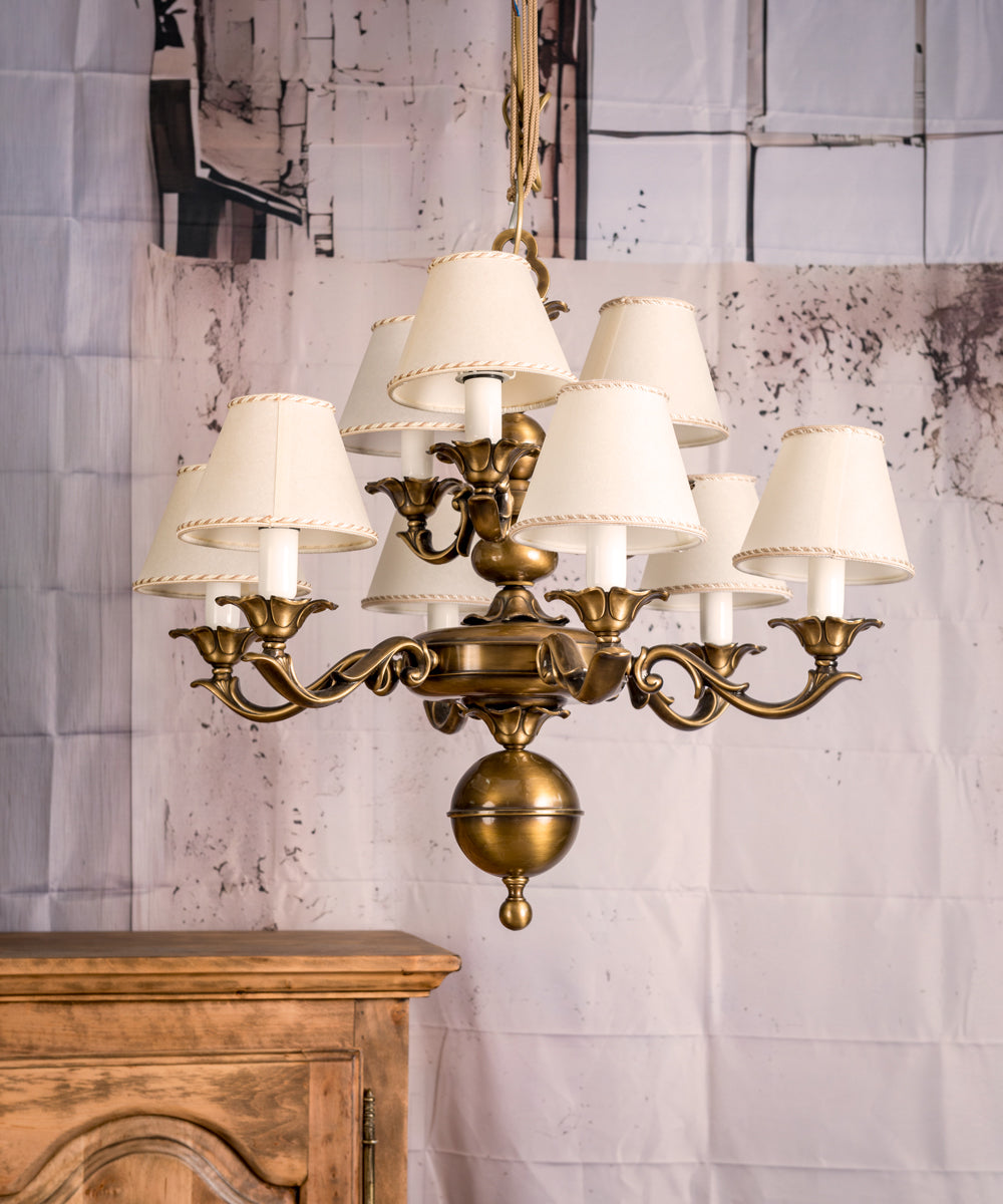 Bronze chandelier