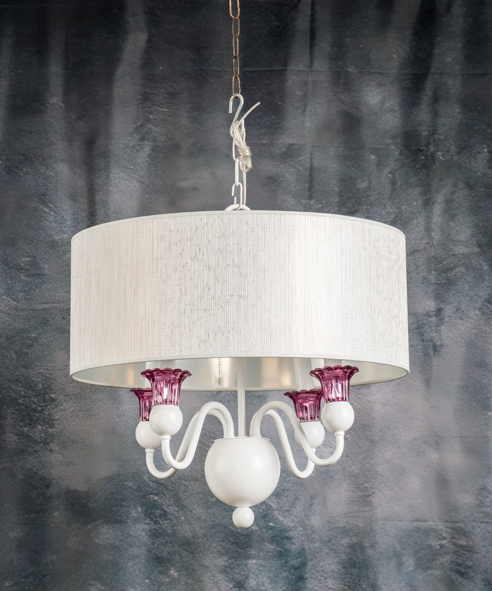 Violet ceiling lamp