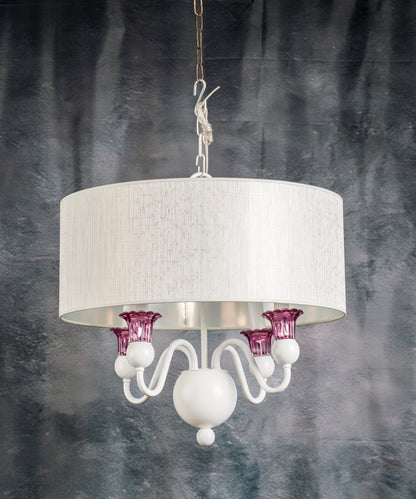 Violet ceiling lamp