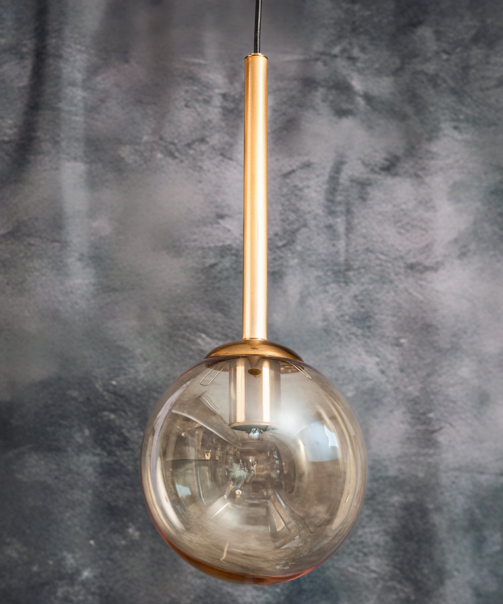 Small globe ceiling lamp