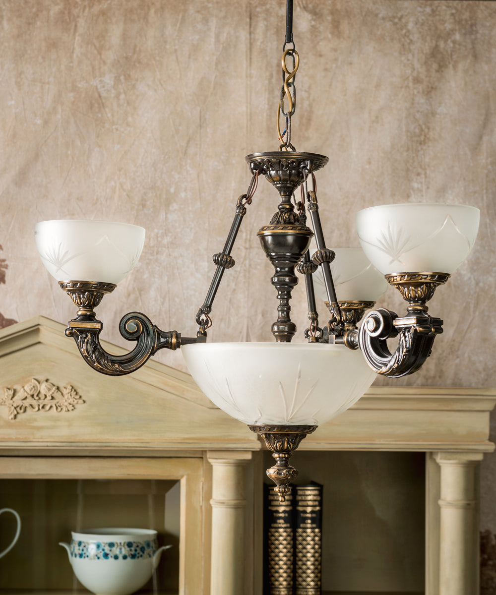 Bronze ceiling lamp