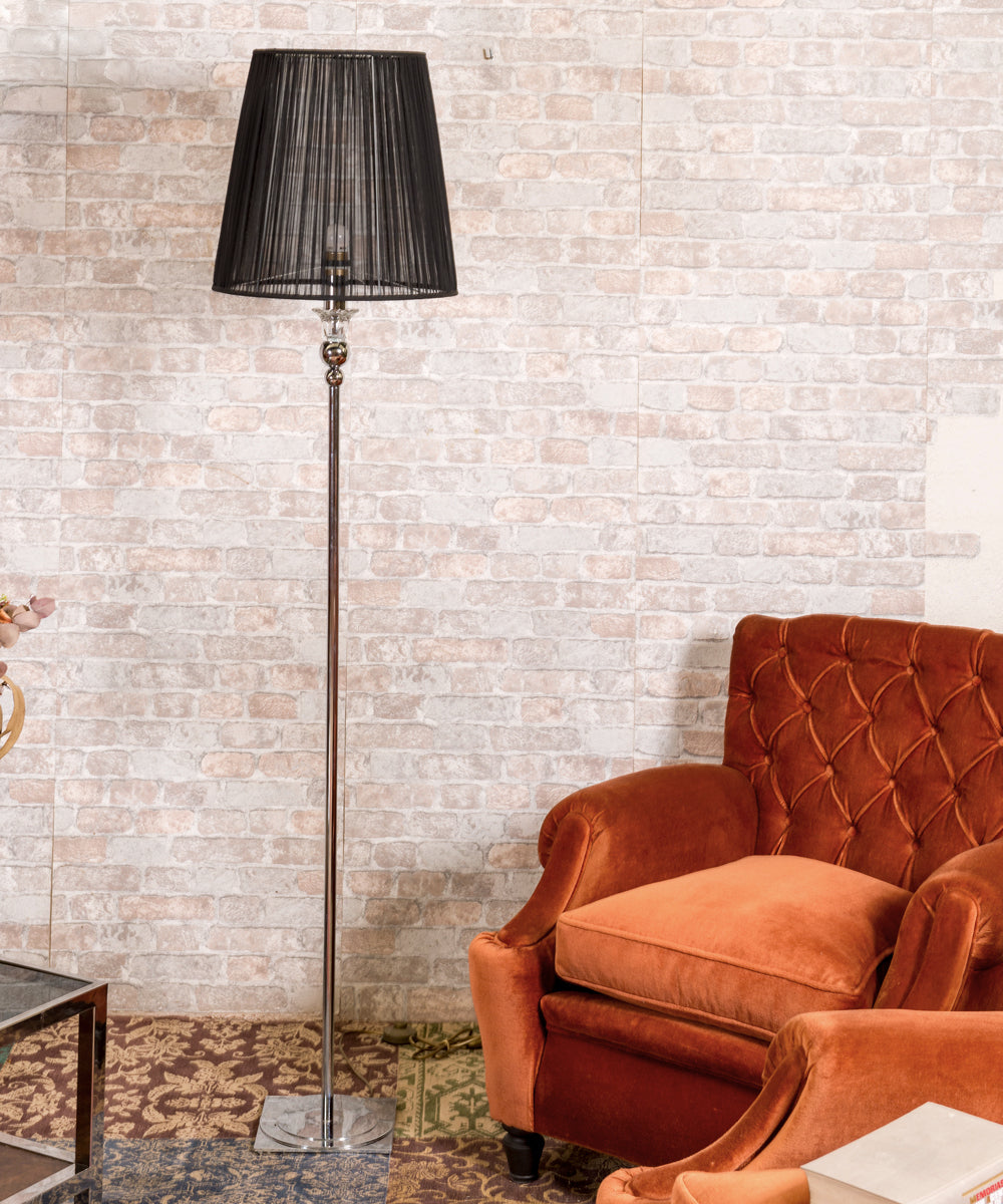 Chrome floor lamp