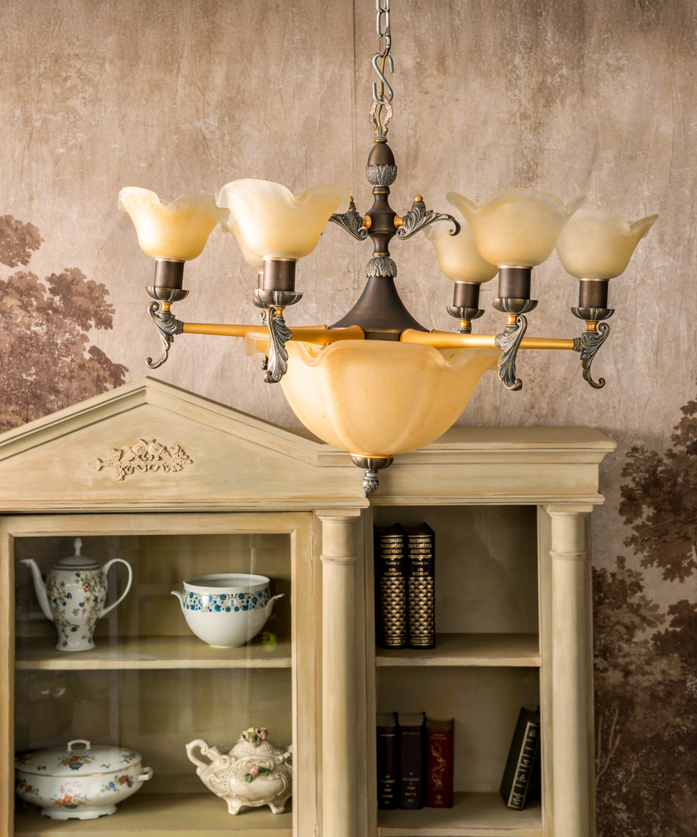 Amber ceiling lamp