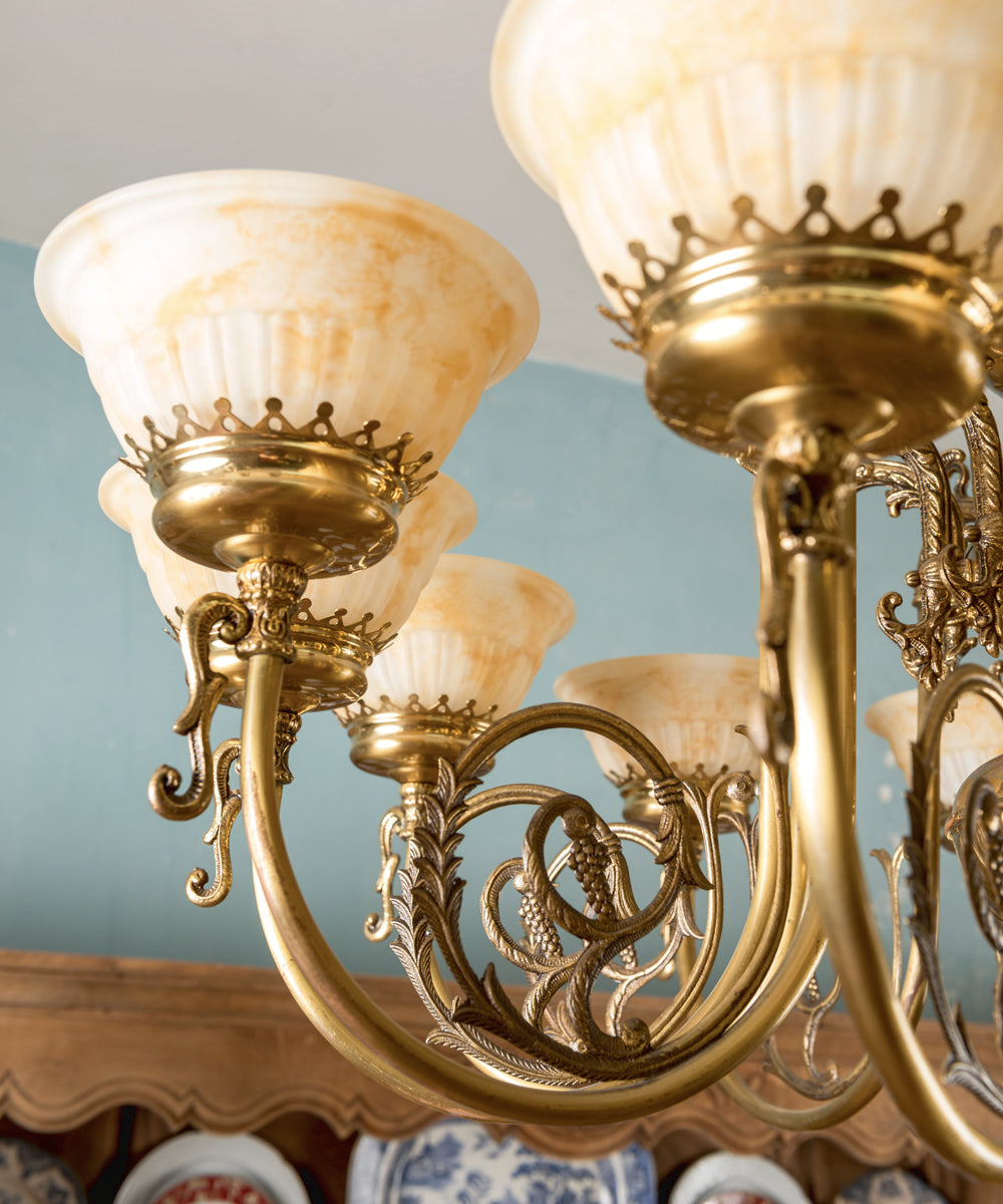Victorian style ceiling lamp