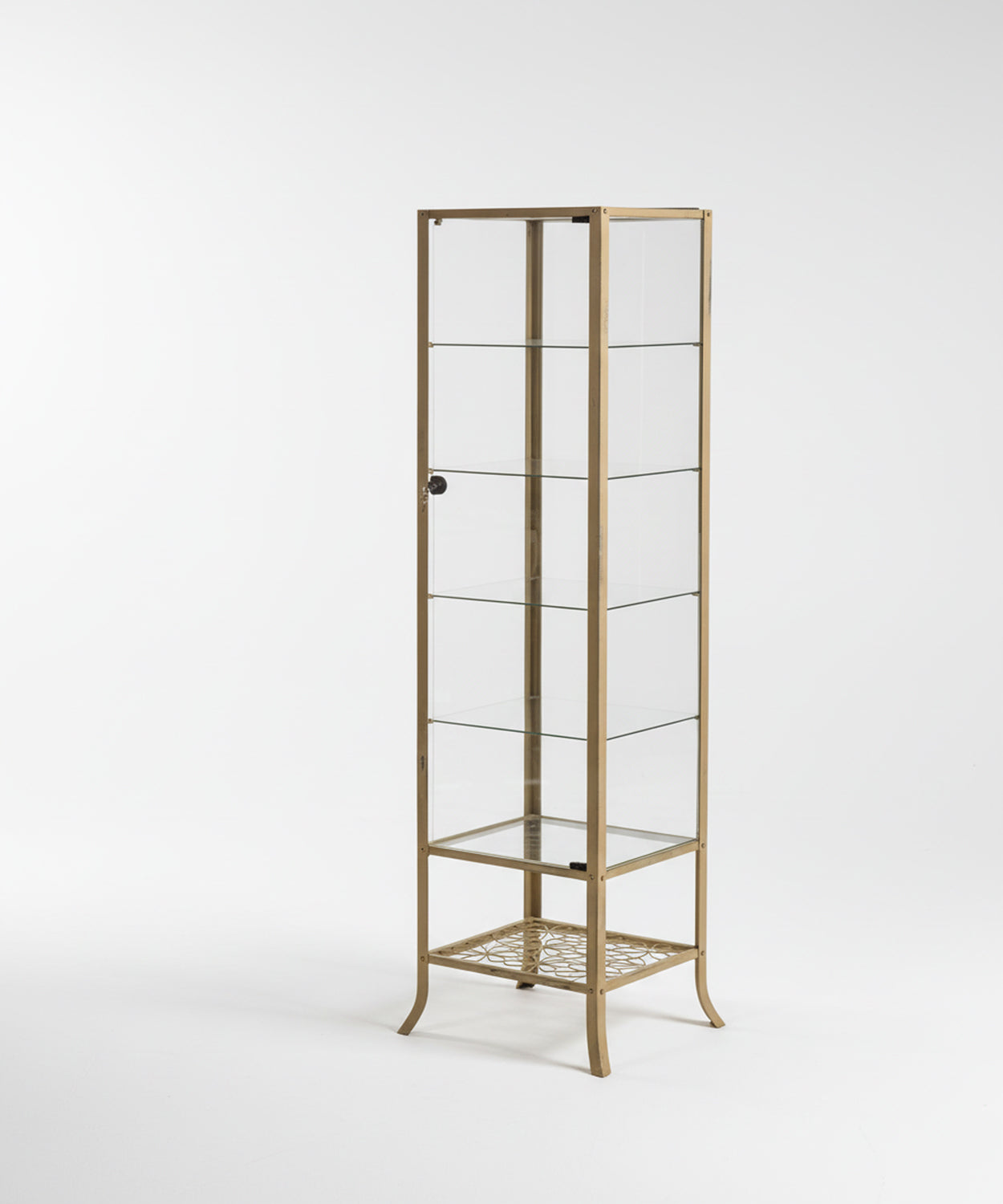 Vitrina alta de hierro