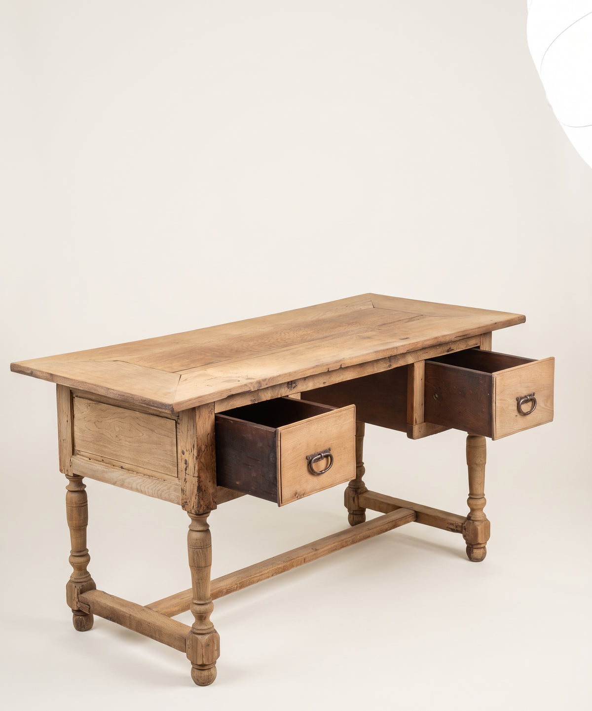 Escritorio Antiguo Francés de Roble Lavado | Estilo Luis XIII, Siglo XIX