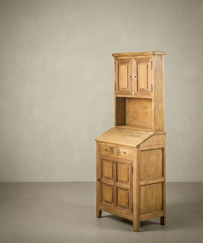 Alacena rústica de madera maciza