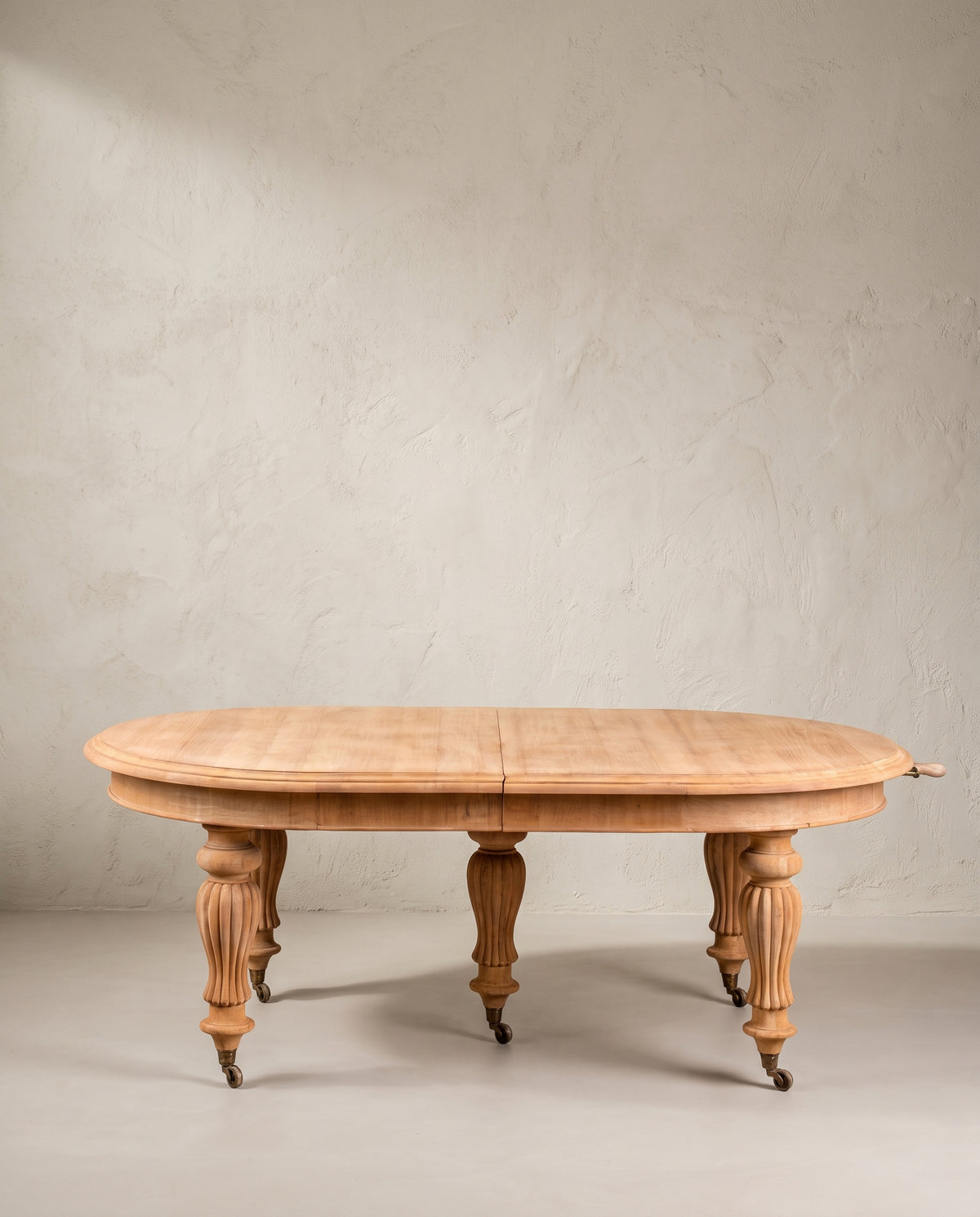 Mesa de Comedor Extensible de Caoba con Manivela | Estilo Victoriano, hasta 386 cm