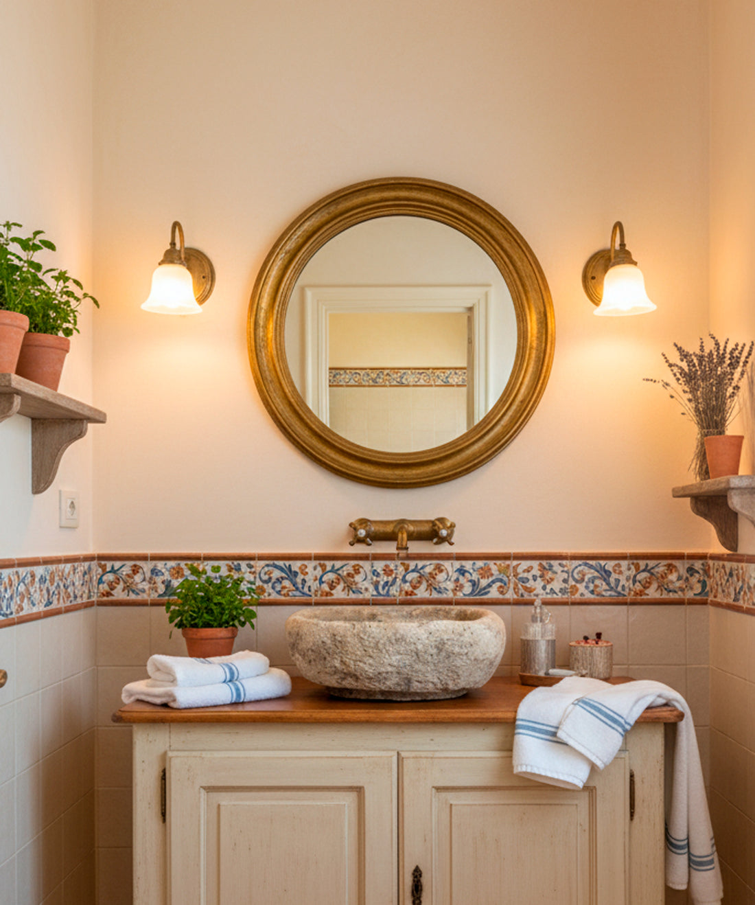 Lavabo antiguo de piedra