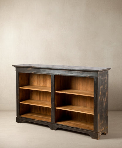 Librería baja de madera Aquitaine