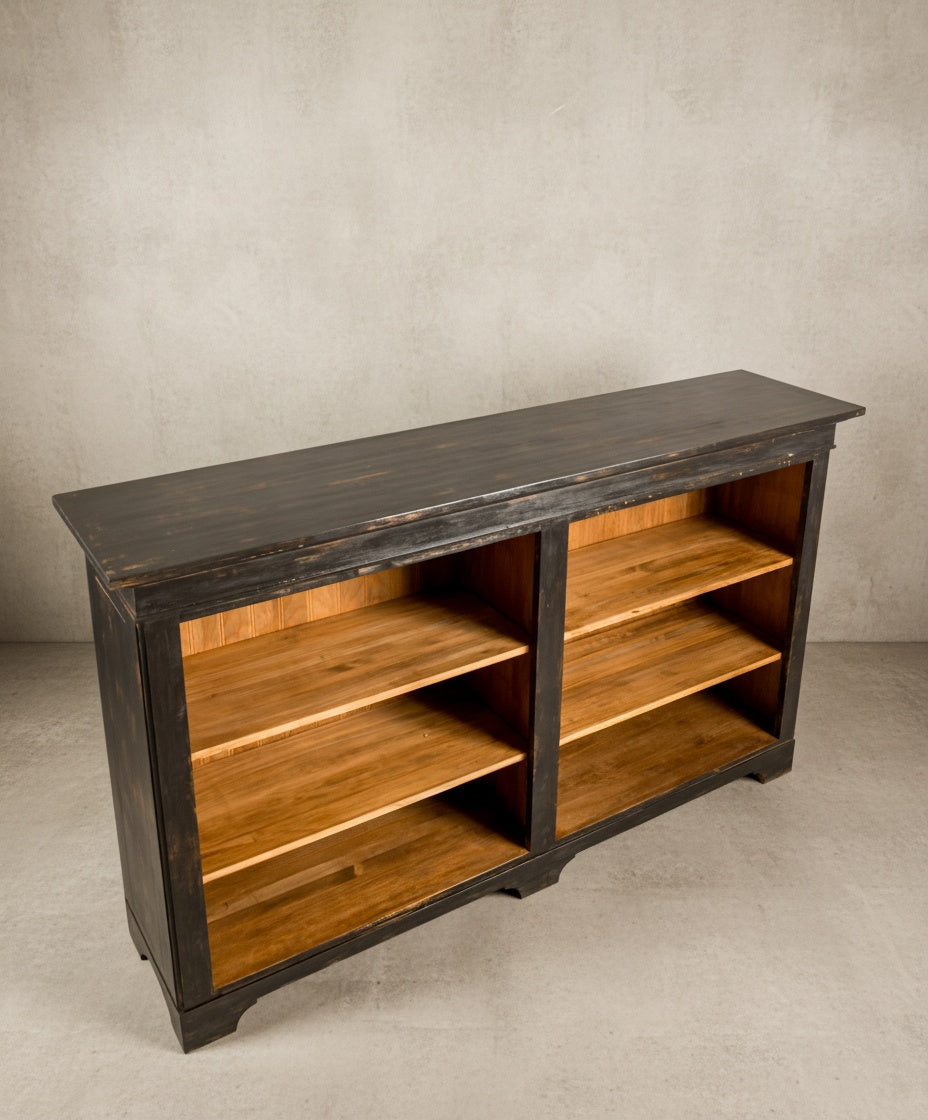 Librería baja de madera Aquitaine