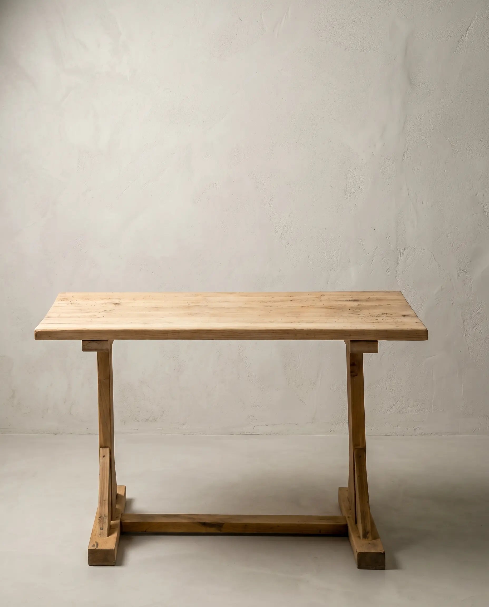 Mesa de Bistró Antigua en Madera Lavada | Francia Rural