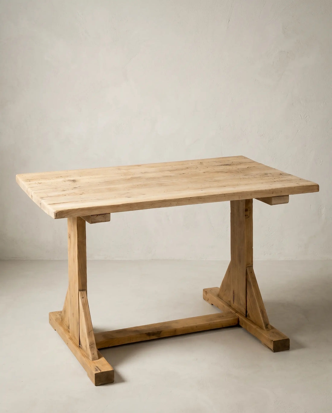 Mesa de Bistró Antigua en Madera Lavada | Francia Rural