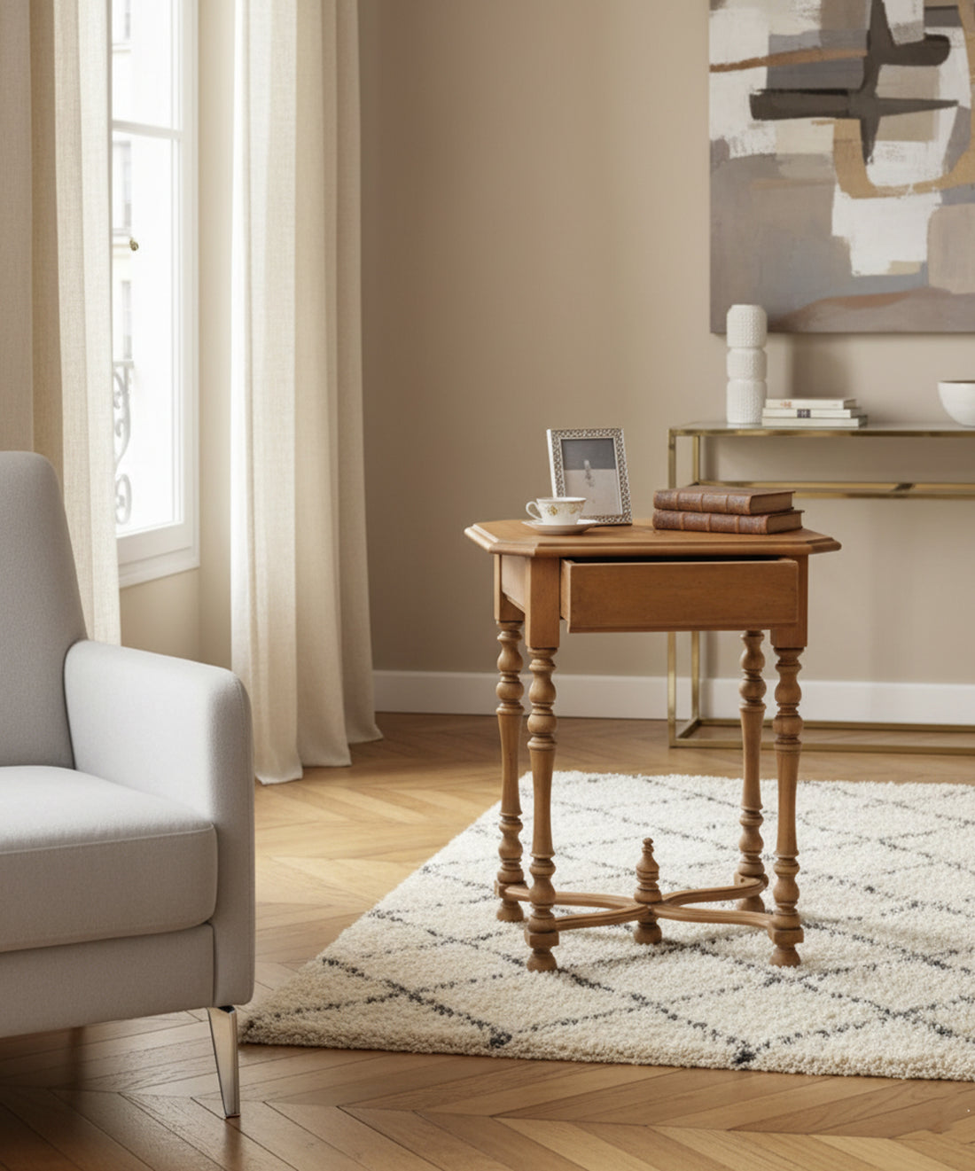 antique side table