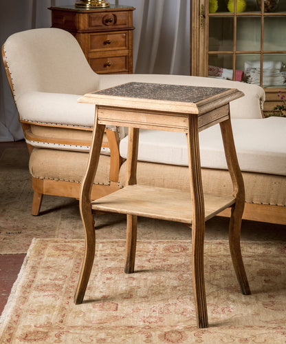 Mesa auxiliar de roble