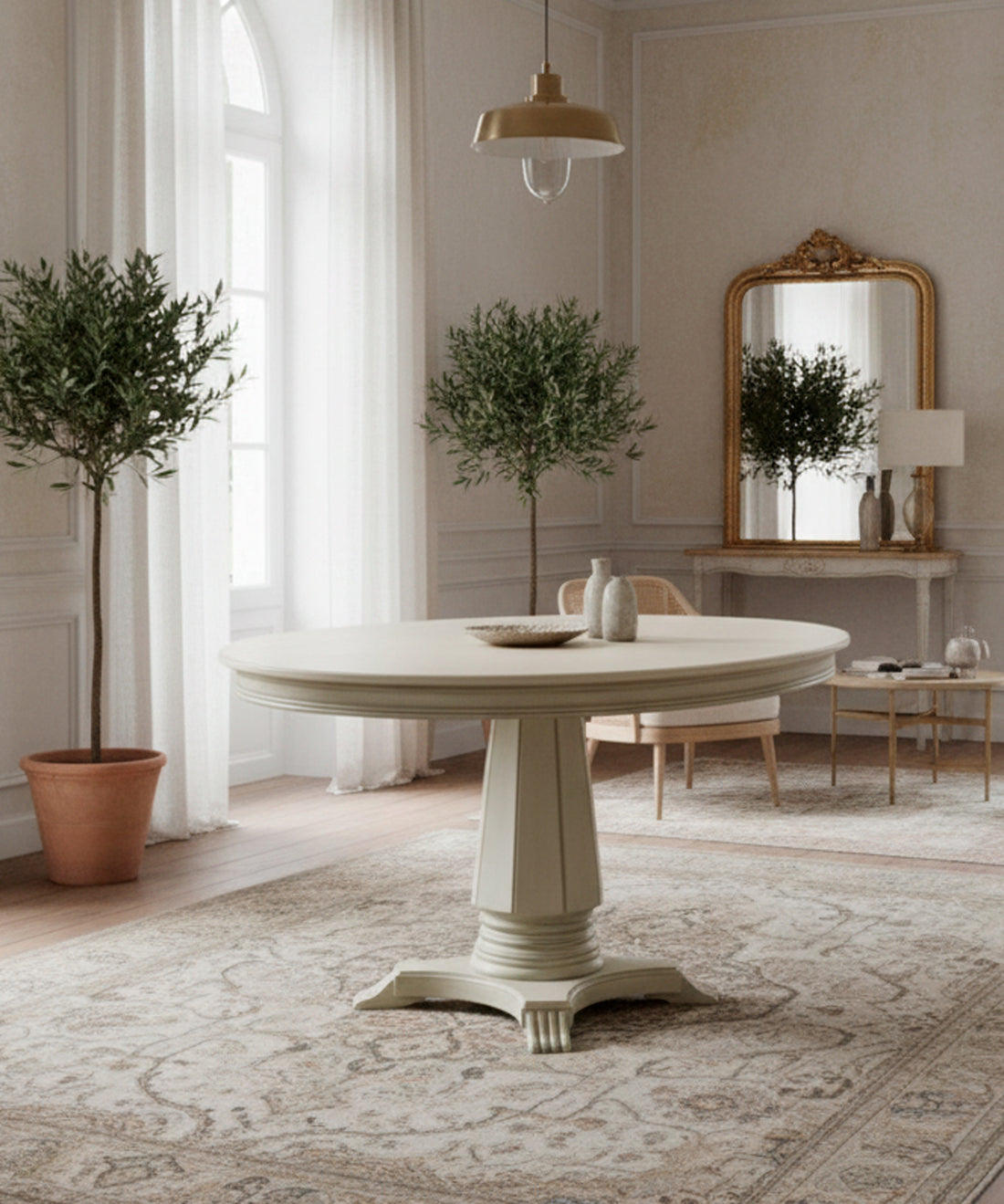 Margot extendable oval table