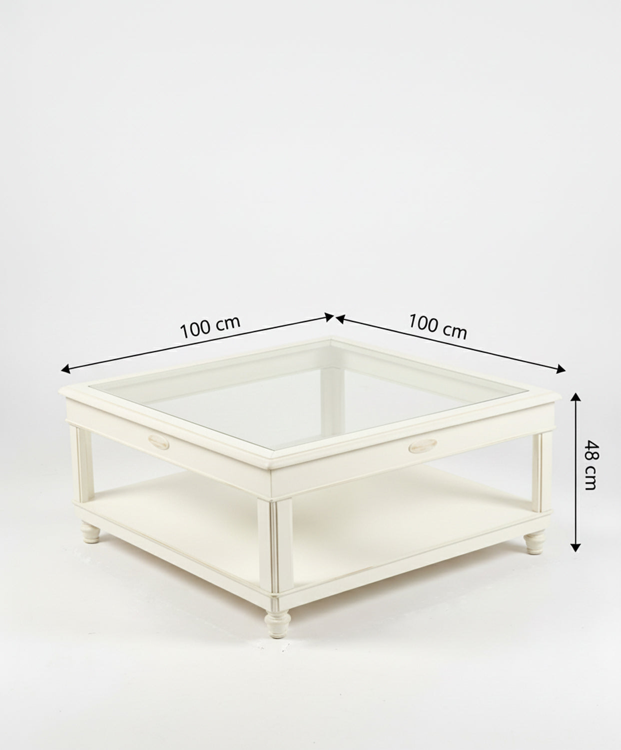 Mesa de centro cuadrada Chateau