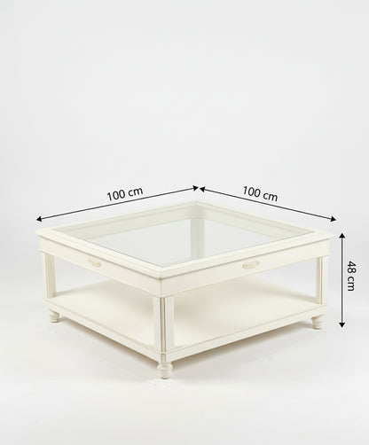 Mesa de centro cuadrada Chateau