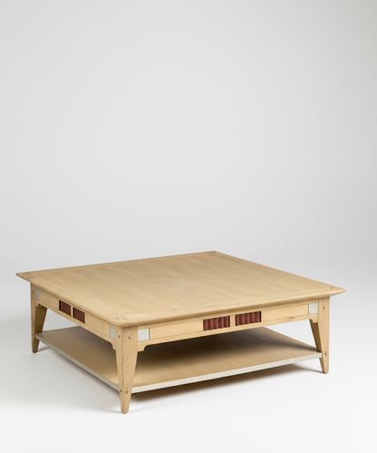 Mesa de centro en madera de roble