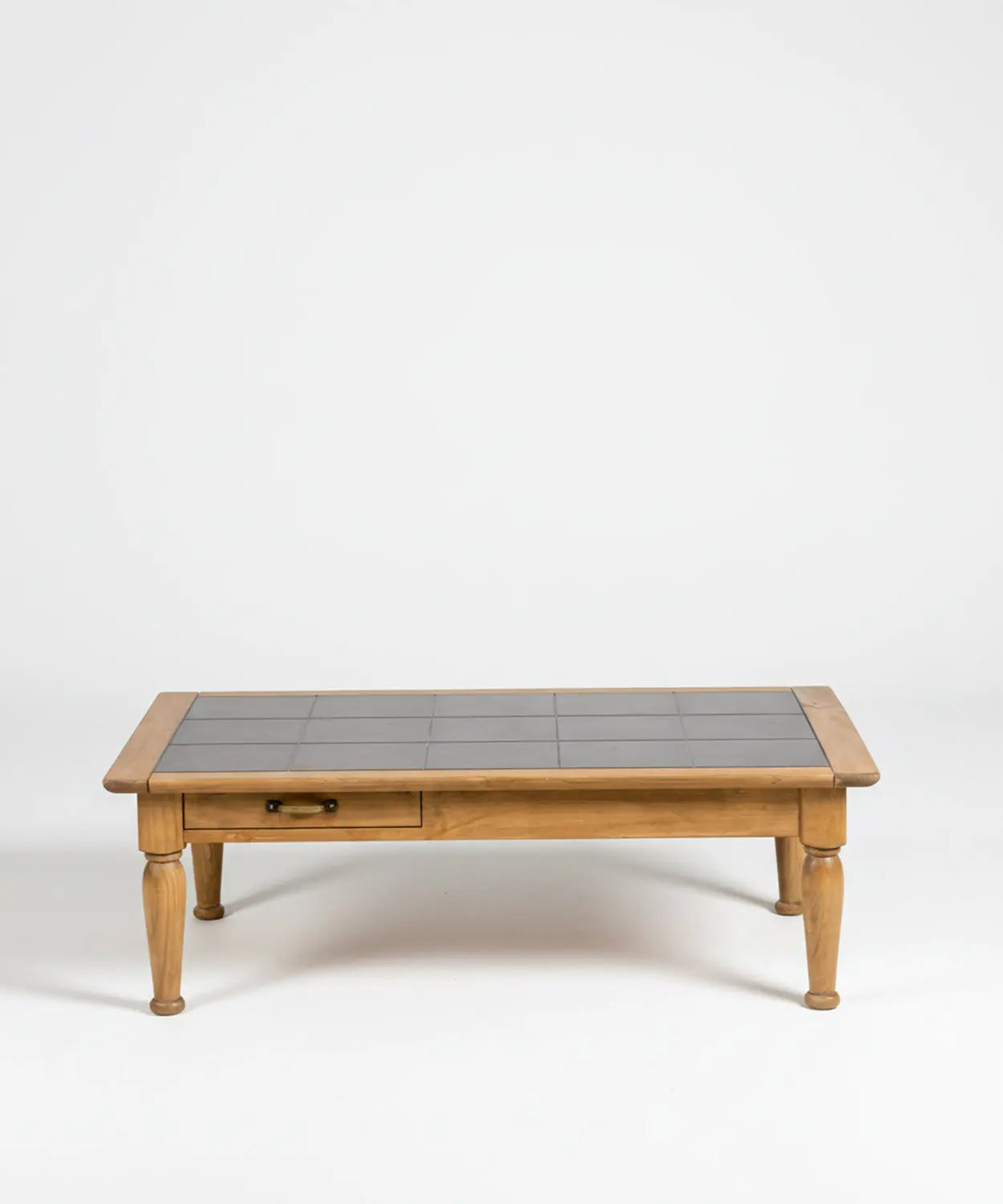 Mesa de centro rústica de madera Antique arte y decoracion