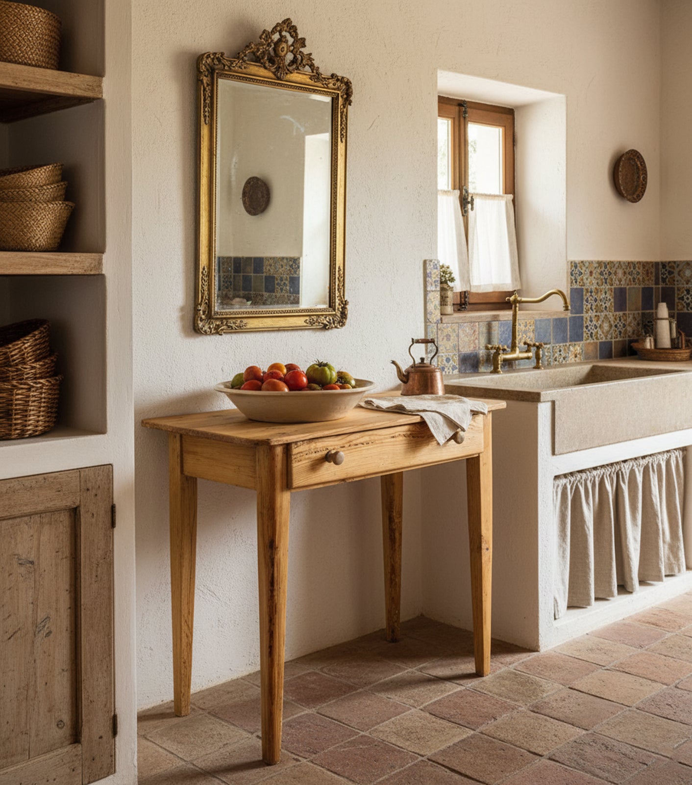 Antique rustic table La Hinojosa