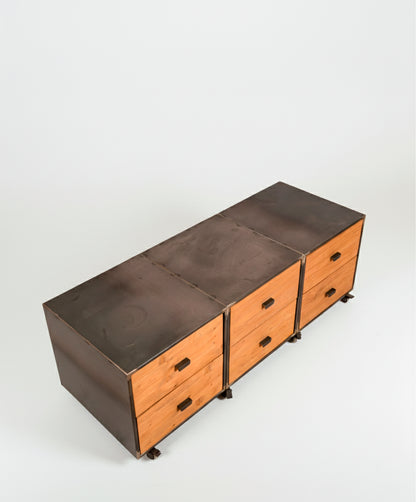 Mueble bajo industrial Hamburgo