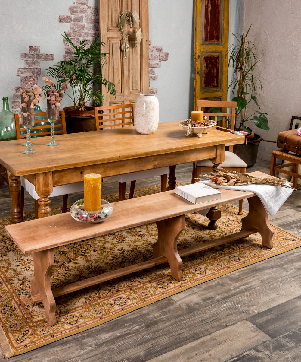Antique wooden bench
