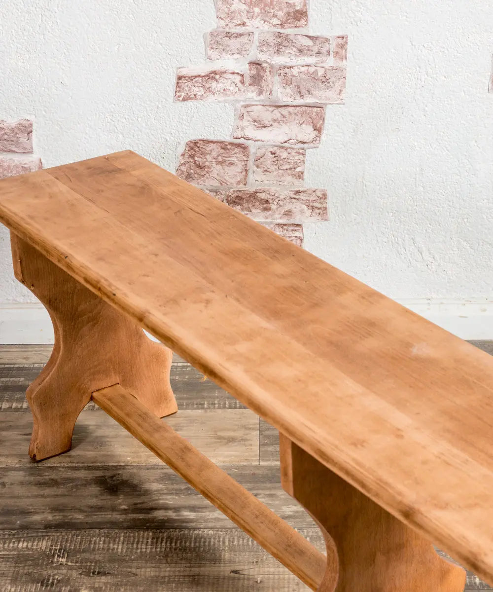 Banco antiguo de madera Antique arte y decoracion