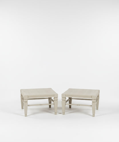 Mesa baja auxiliar de madera Celine