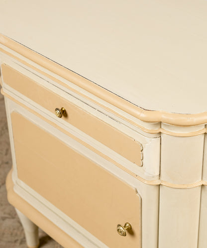 Pareja de mesitas de noche vintage Aube