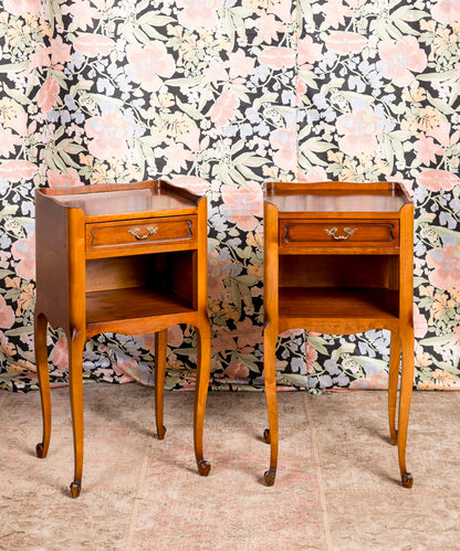 Pair of antique Louis XV side tables