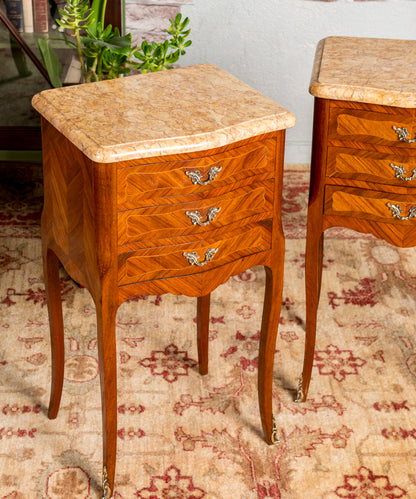 Pair of antique Louis XV side tables