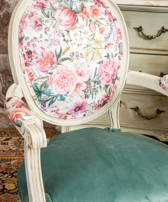 Pareja de sillones estilo Luis XVI Fleur