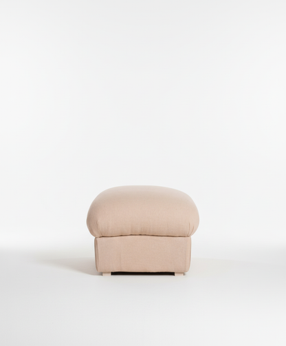 Puff de tela vintage