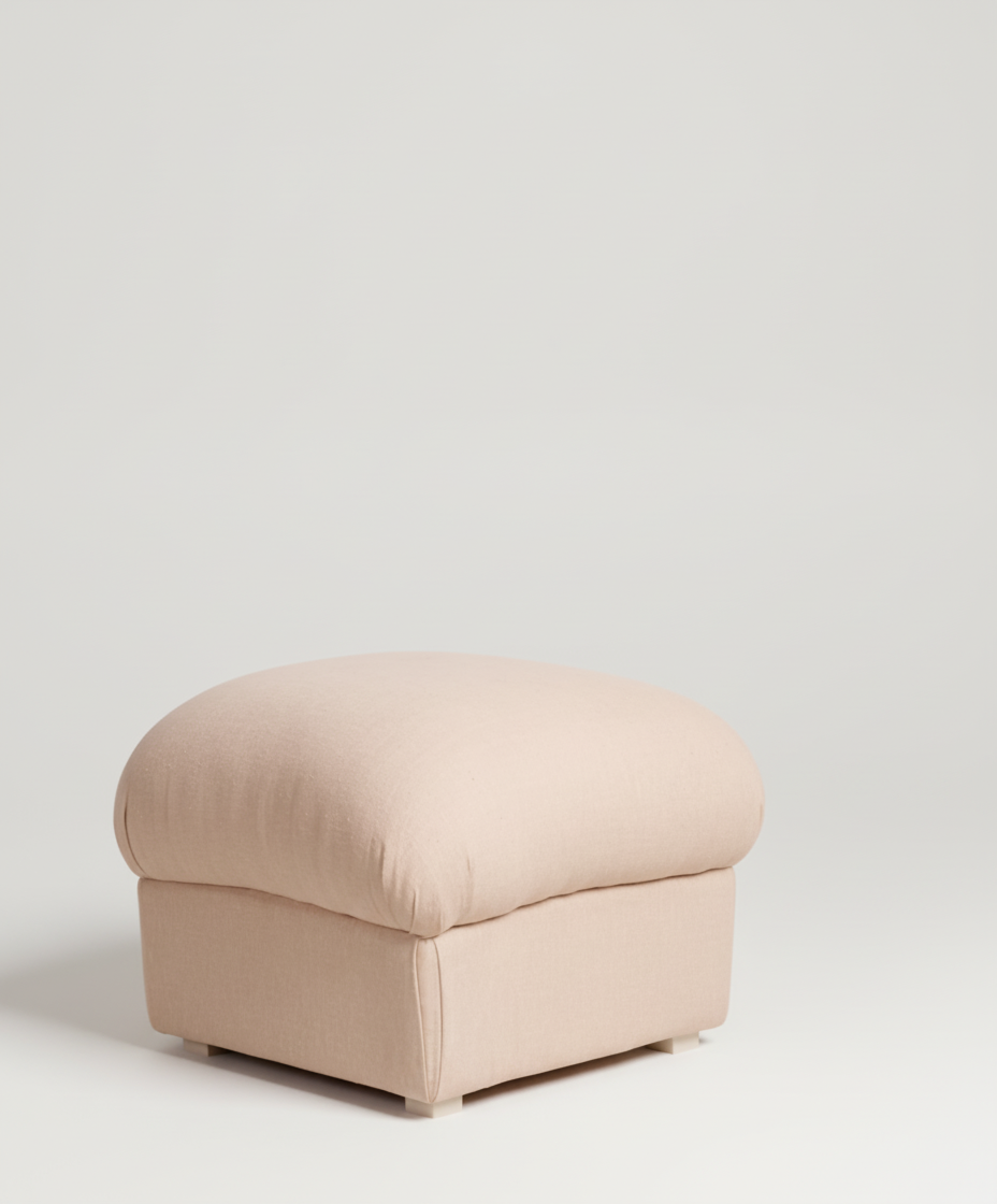 Puff de tela vintage