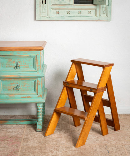 Wooden ladder chair