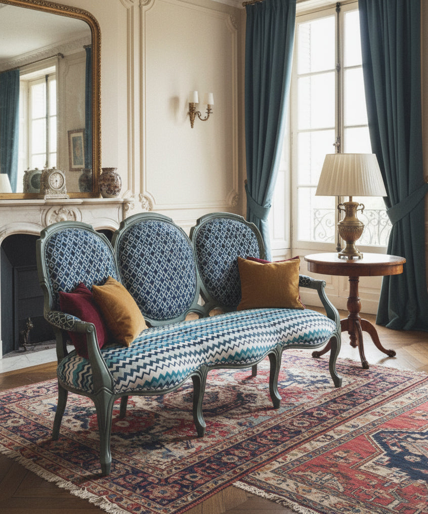 Elizabethan design antique sofa