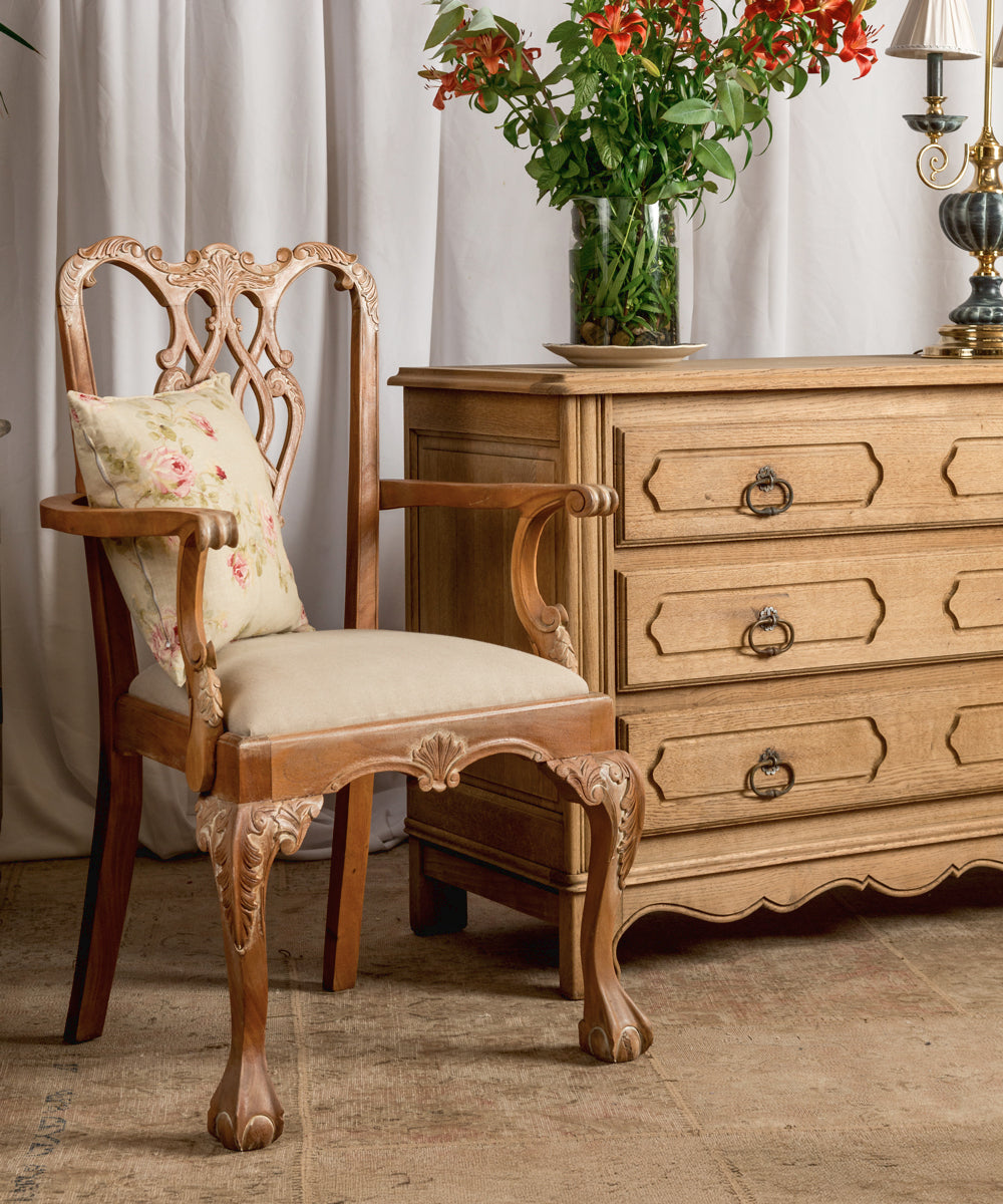 Antique French Vernon Armchair