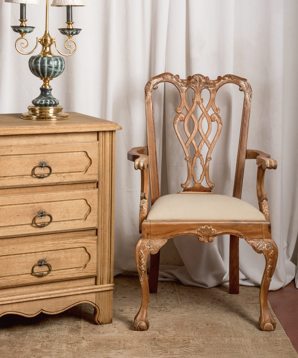 Antique French Vernon Armchair