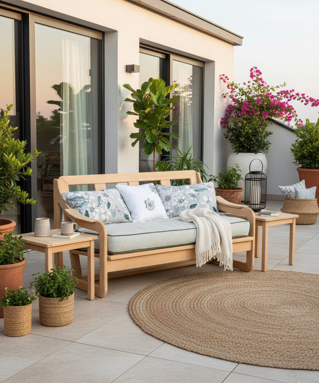 Sofá de madera Lionel