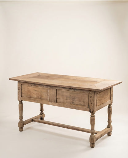 Escritorio Antiguo Francés de Roble Lavado | Estilo Luis XIII, Siglo XIX