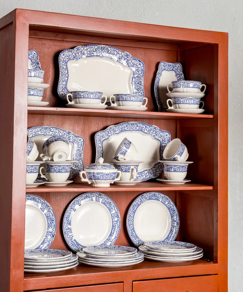 Tableware Vajilla La Cartuja 150 Aniversario Azul Vajilla Cartuja