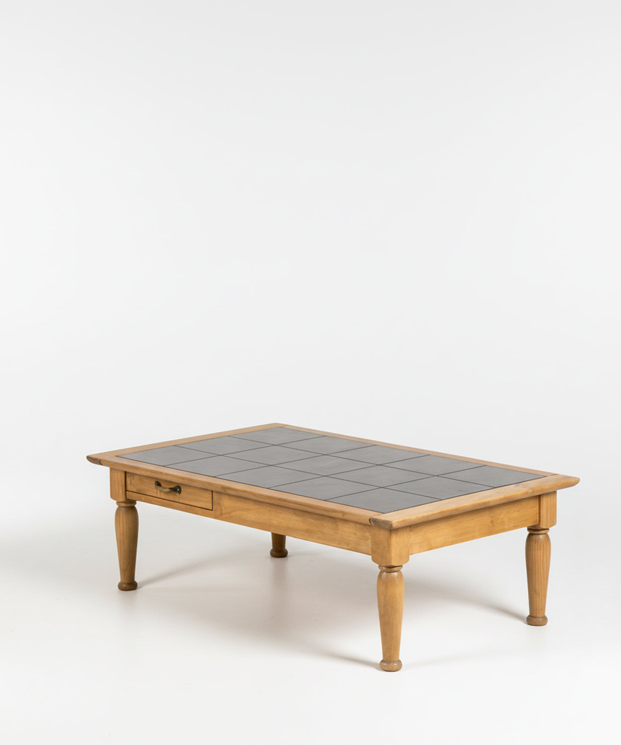 Mesa de centro rústica de madera