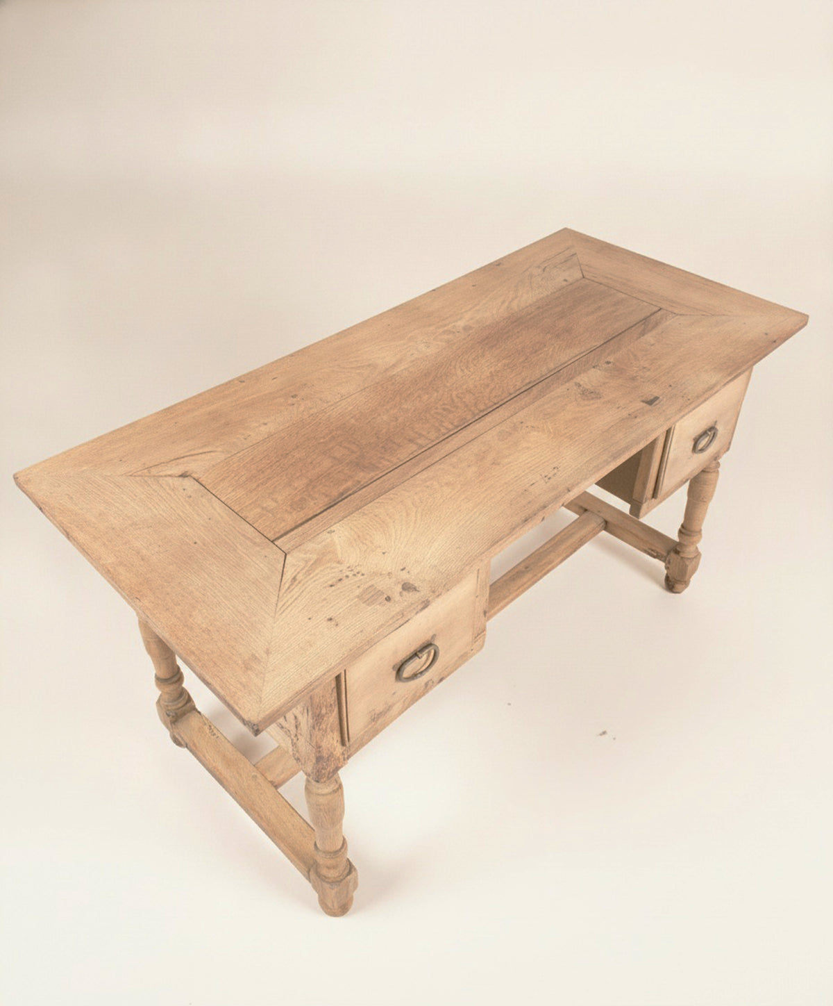 Escritorio Antiguo Francés de Roble Lavado | Estilo Luis XIII, Siglo XIX